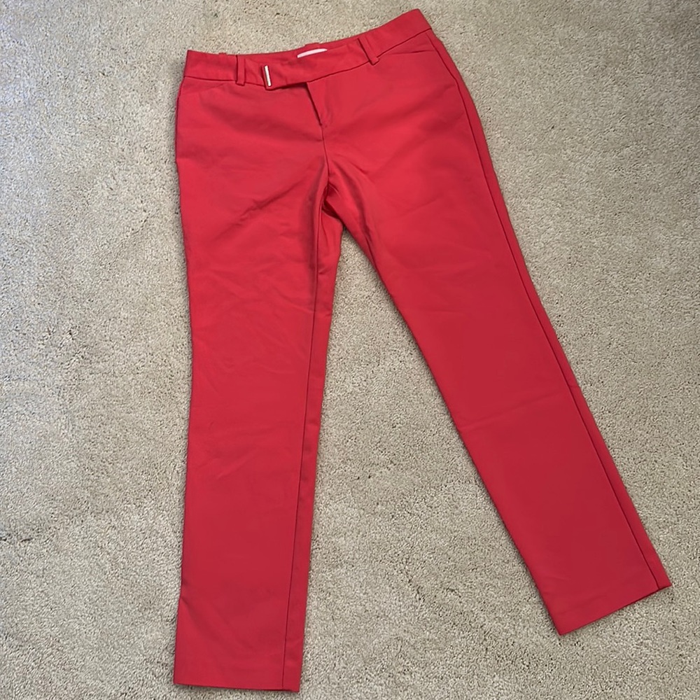Pink Calvin Klein dress pants cropped